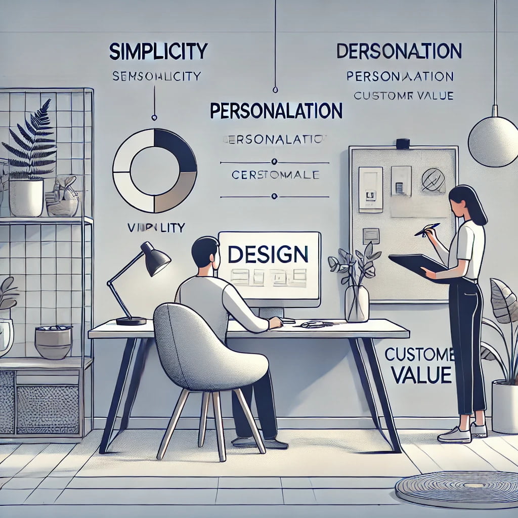 Design Philosophy: Harmonizing Simplicity, Personalization, Minimalism, and Customer Value